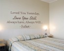Love You Quotes Customized Name Quote Decal